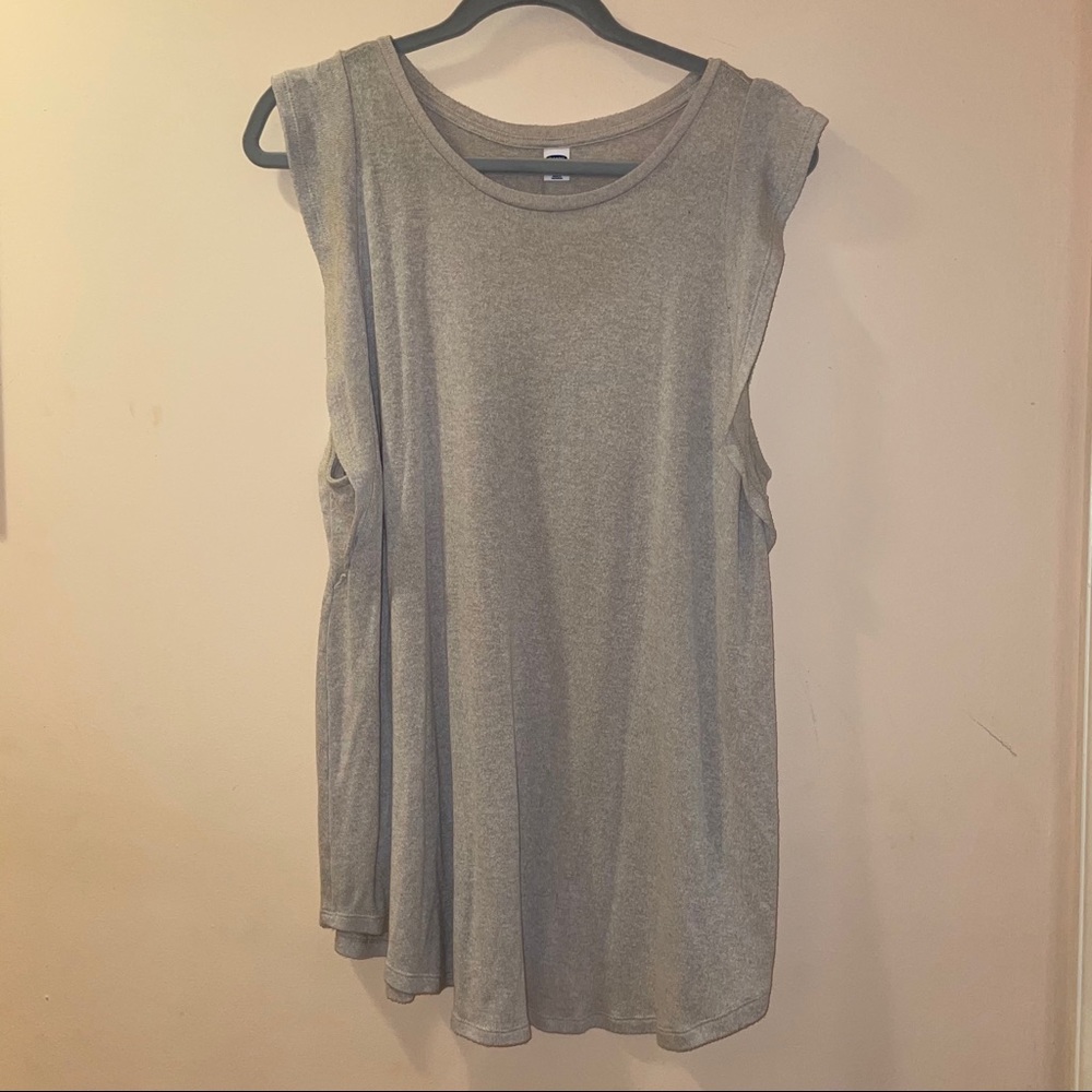 Old Navy tank with ruffle detail